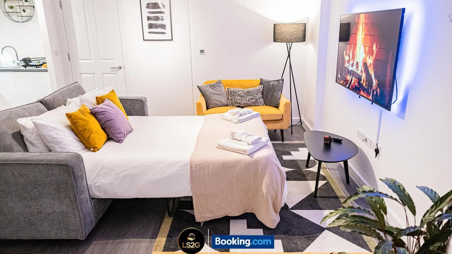 Cosy 1 Bedroom Apt By Ls2G Short Lets & Serviced Accommodation Greater London With Free Wifi